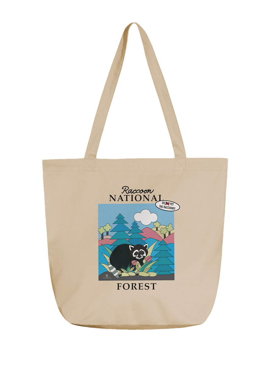 Colorful Raccoon Eco Tote Bag product image (1)