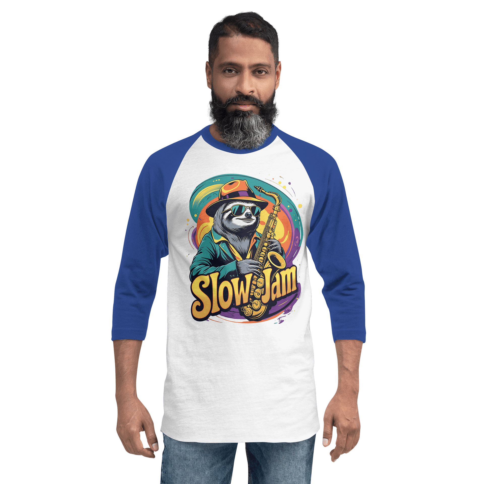 Sloth Saxophone Slow Jam Tee product image (26)