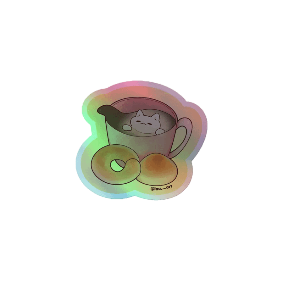 Cat - Holographic stickers product image (1)
