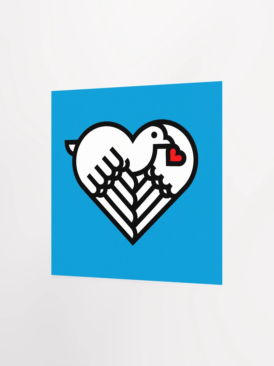 Peace and love art print product image (6)