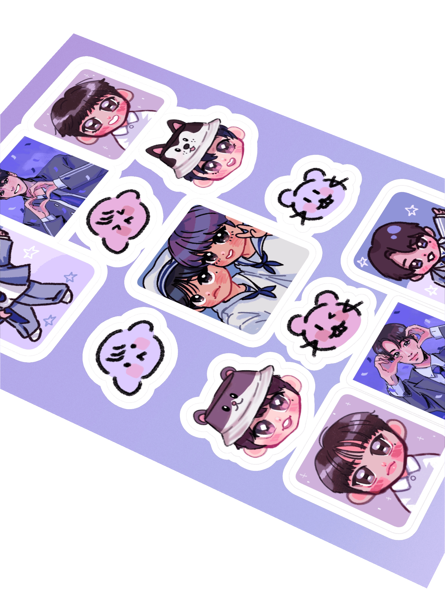 hyeop & dongyun b2p stickers product image (2)