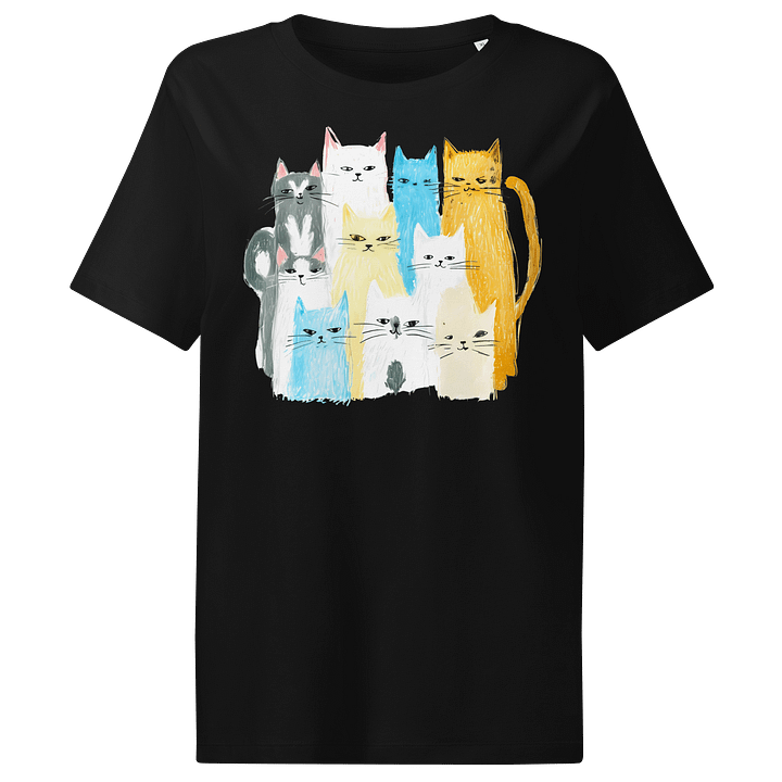 Colorful Cats Women's Organic T-Shirt product image (1)
