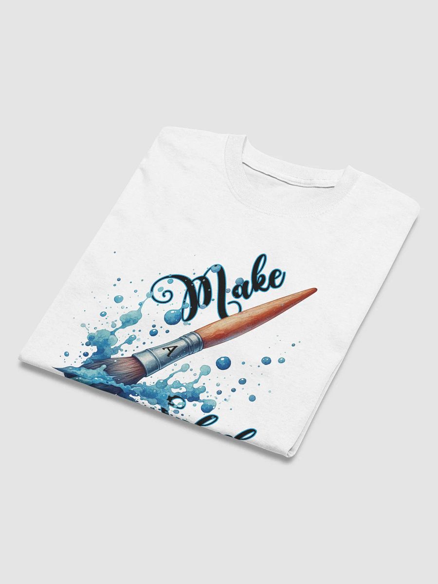 Make a Splash Paintbrush Ladies Tee product image (4)