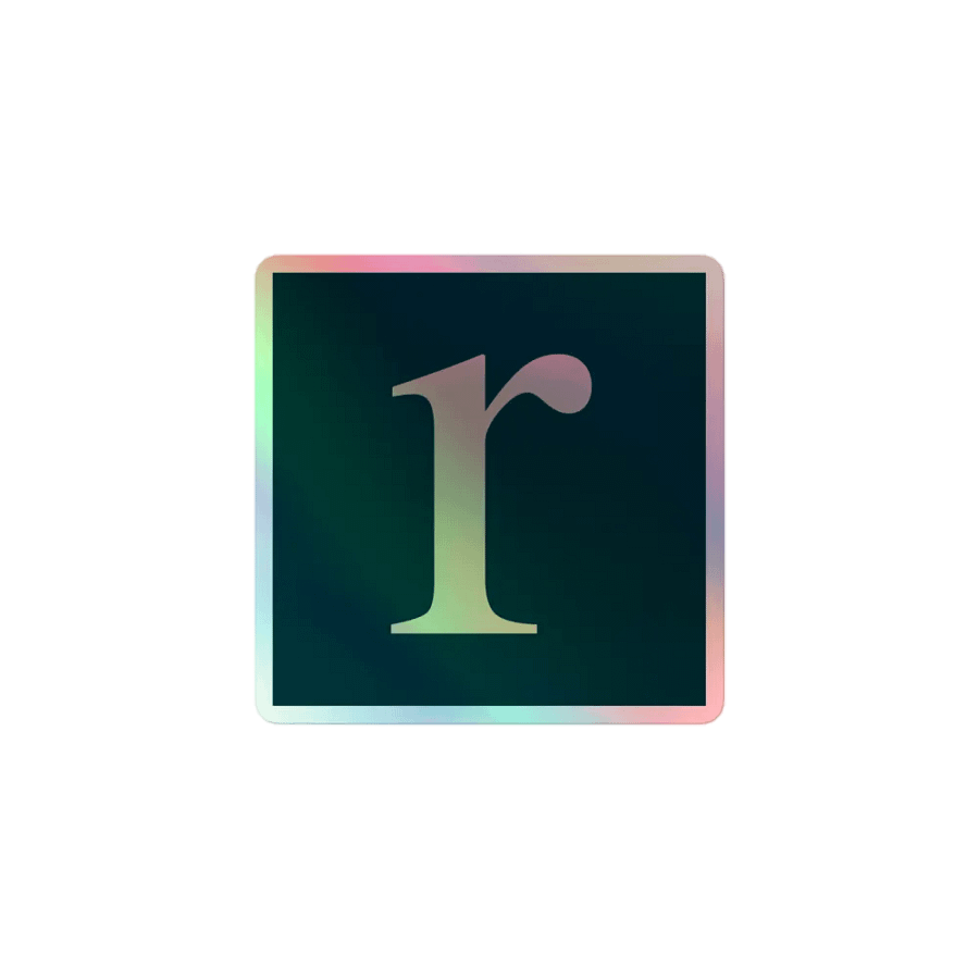 ruhmember Holographic Sticker product image (1)