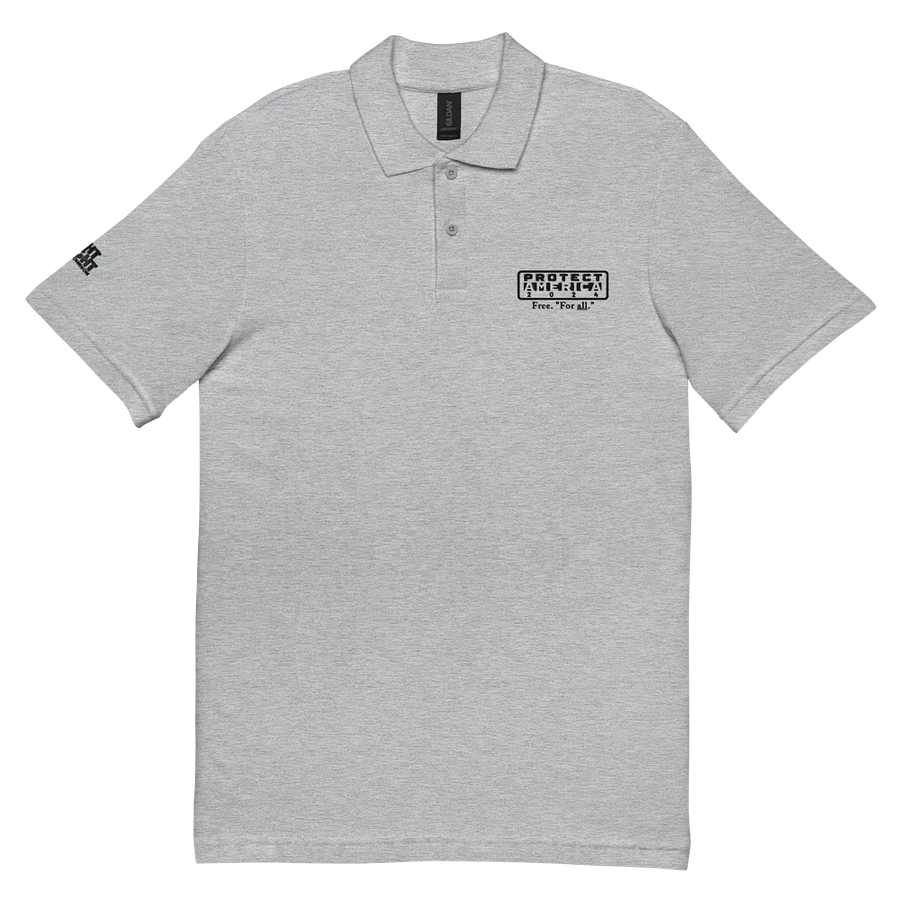 Protect America 2024 Polo shirt (black text) product image (5)