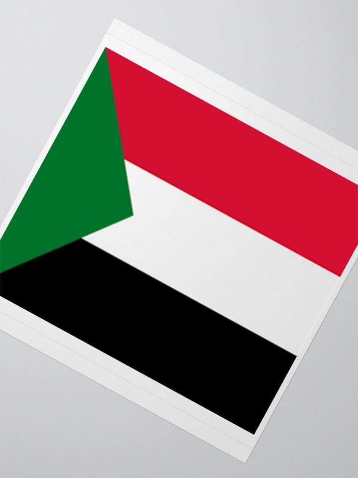 Exclusive Sudan Flag Kiss-Cut Stickers - High-Quality Vinyl, Multiple Sizes product image (4)