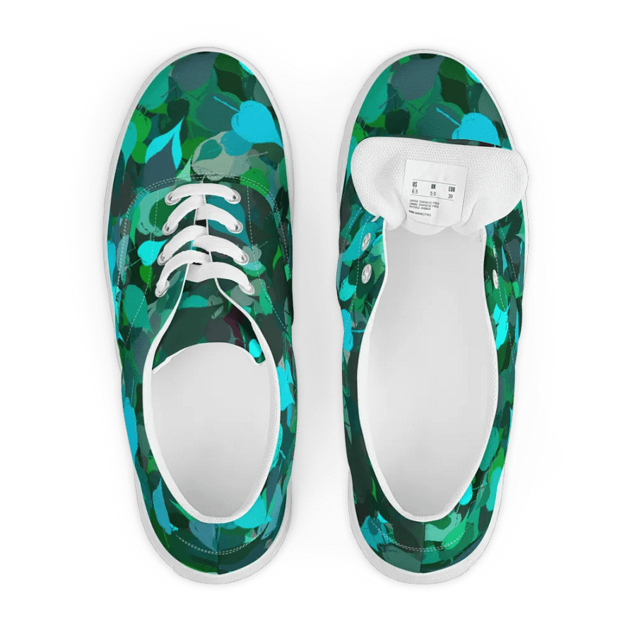 Green Leaves Chromatic Canopy Lace-Up Sneakers product image (5)