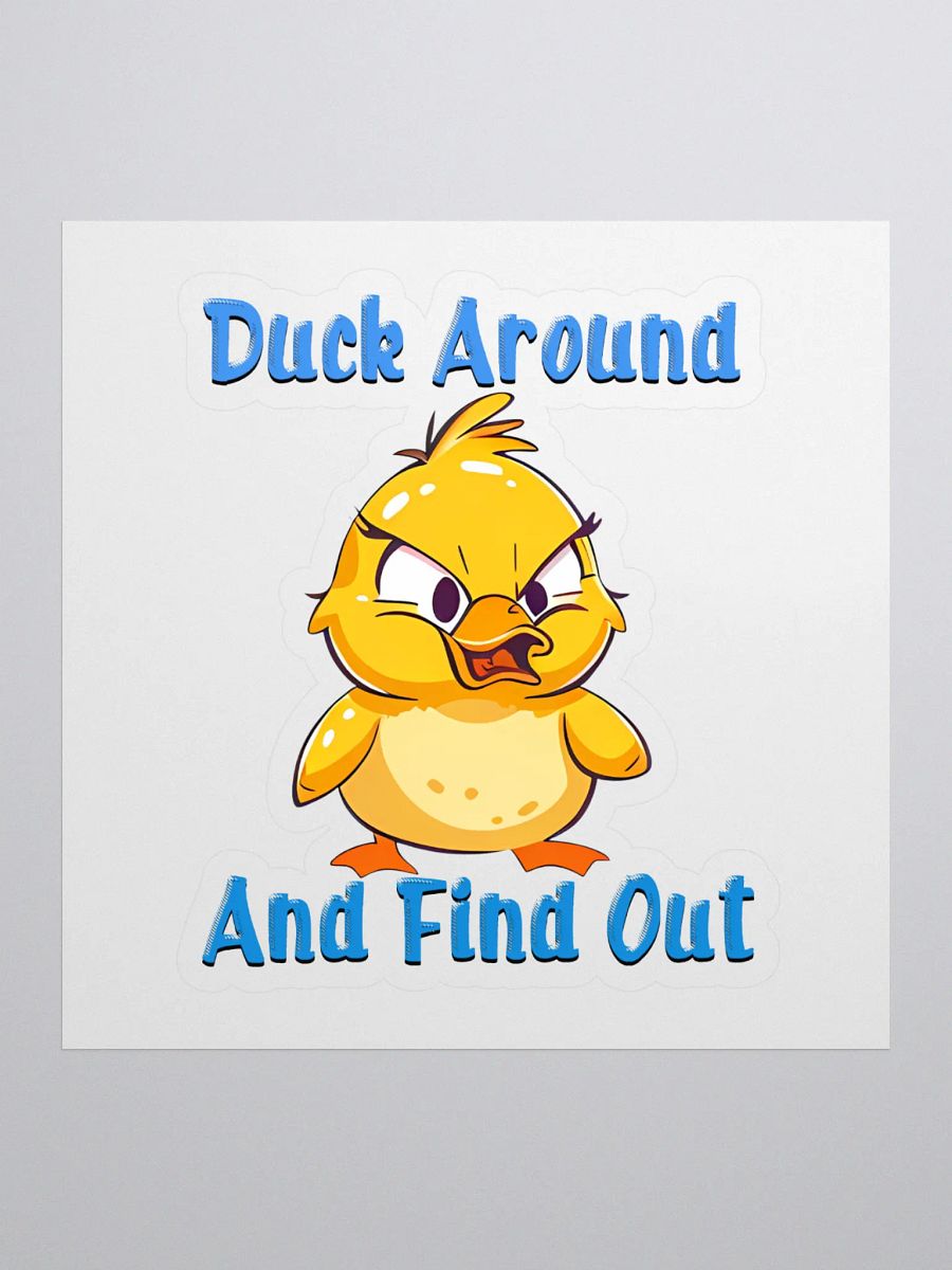 The Arcade Duck Around and Find Out Sticker product image (1)