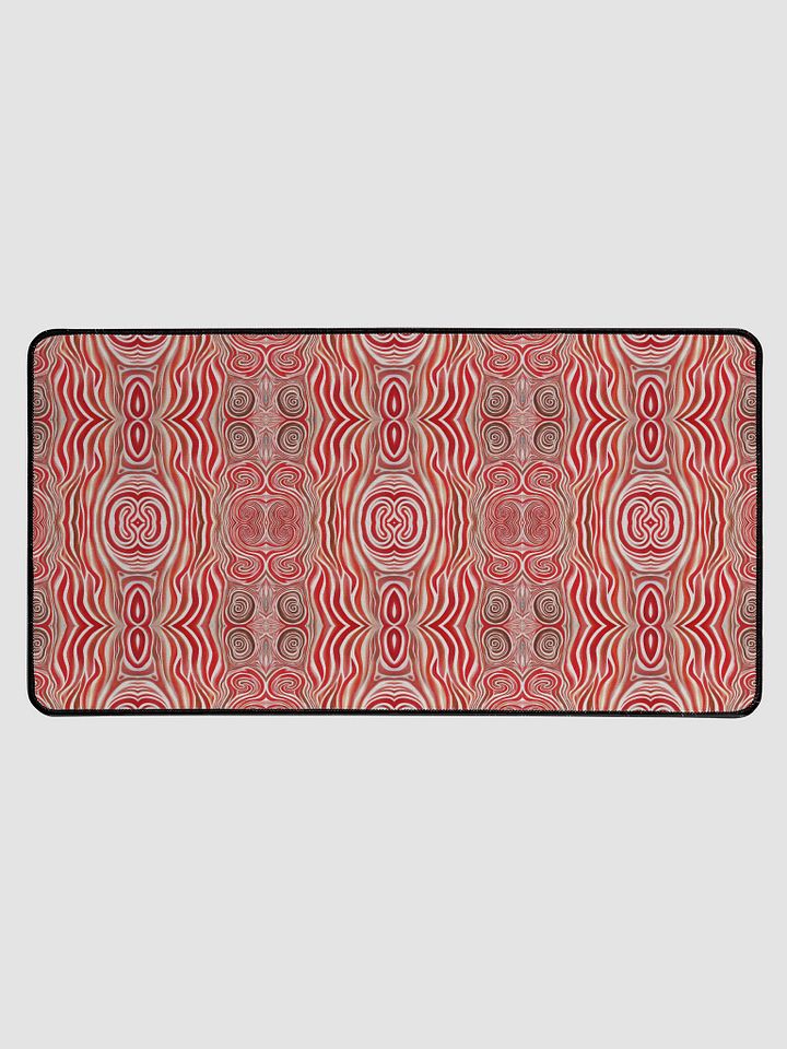 Funky Red Liquid Explosion Tie-Dye Desk Mat product image (2)