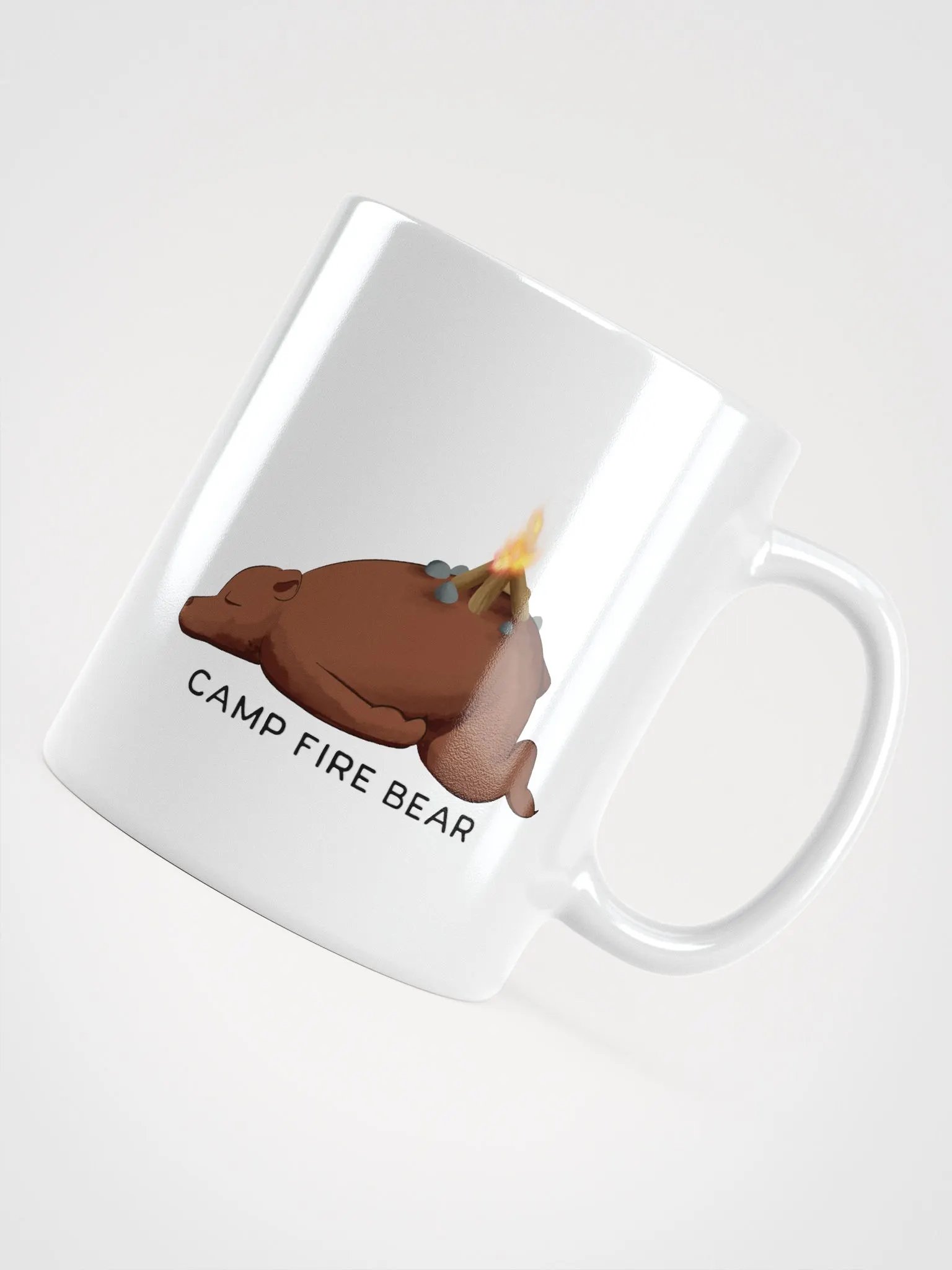 Camp Fire Bear Ceramic Mug product image (4)