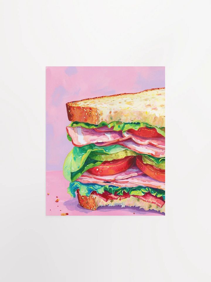 Vibrant Sandwich Delight Poster product image (1)