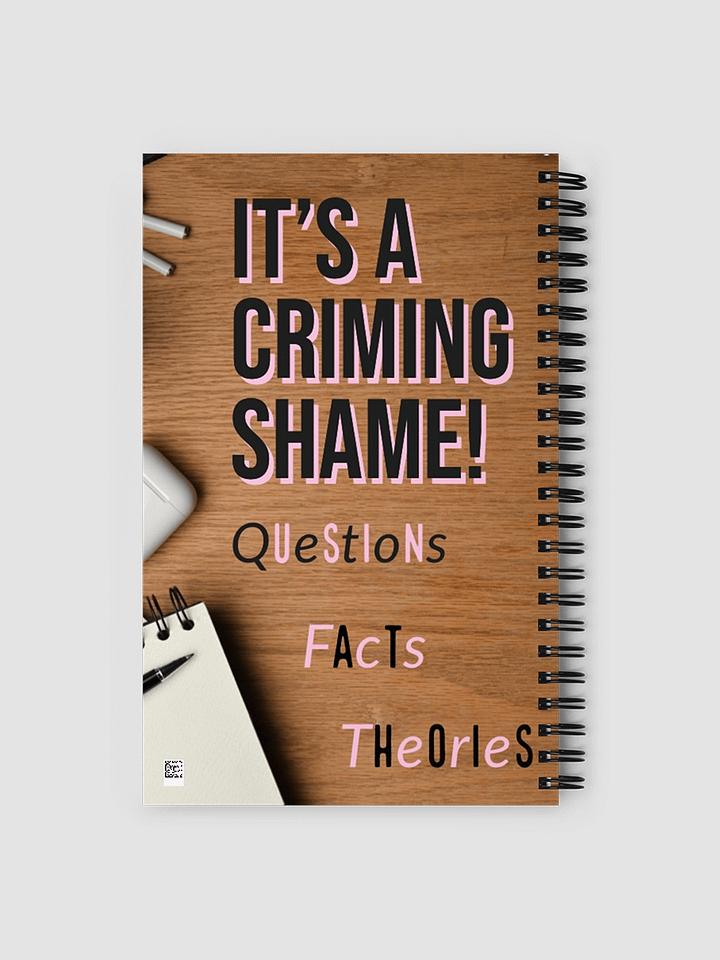 [ACrimingShame] It's A Criming Shame Spiral Notebook product image (2)