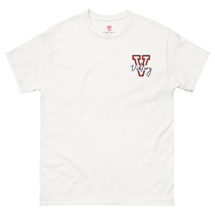 Adult Shirt White (red & blue logo) product image (2)