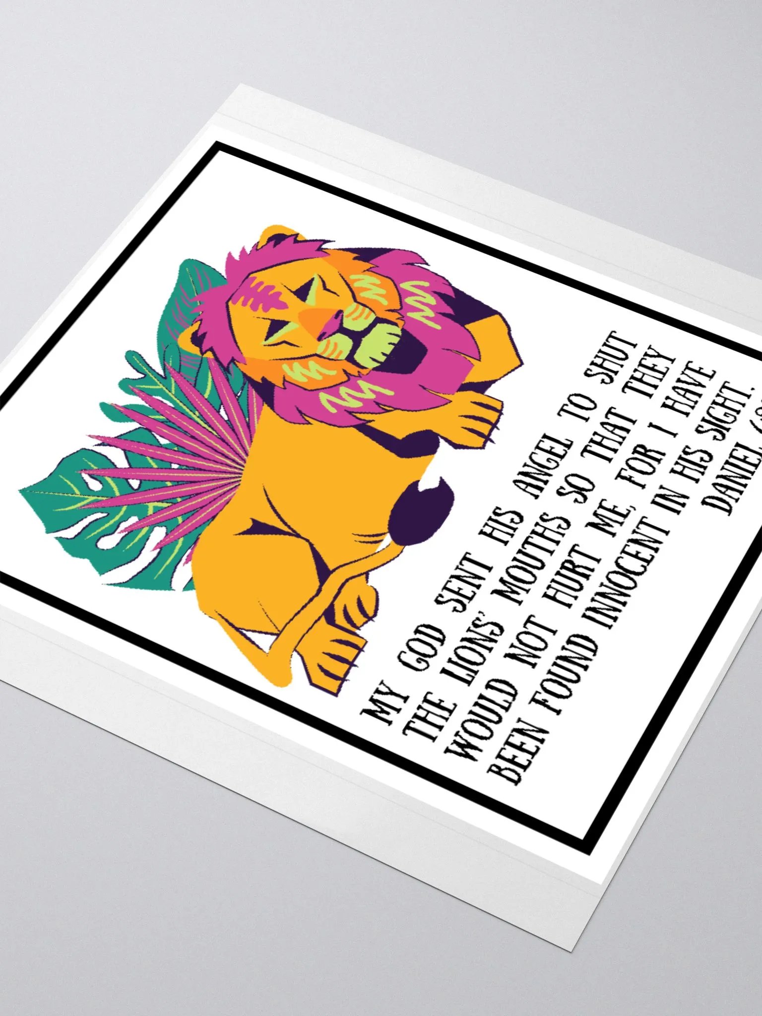 Daniel 6:22 Sticker product image (3)