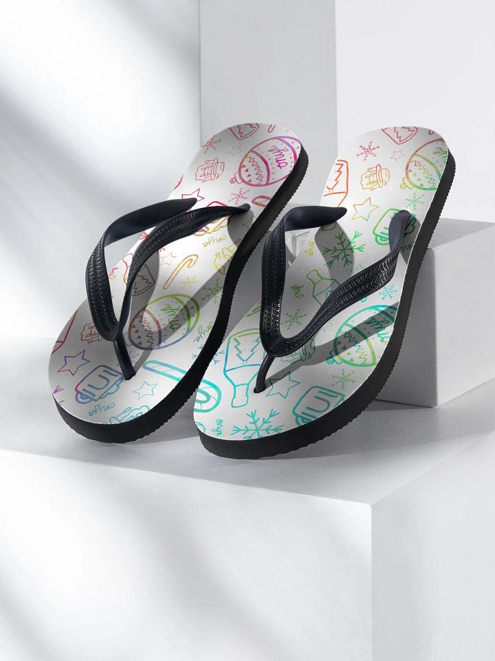 Limited Edition Christmas Rainbow Thongs Flip-flops product image (1)