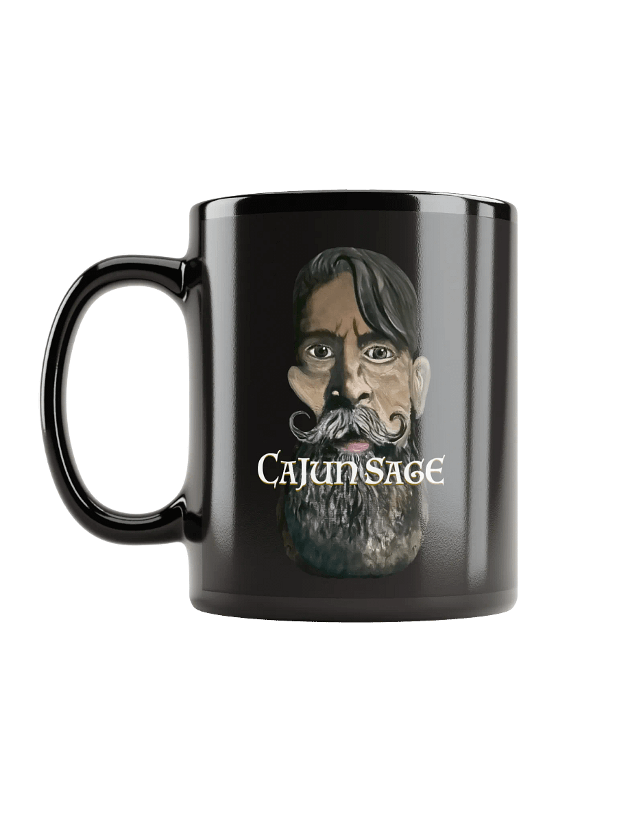 CajunSage Mug w/Quote (black) product image (1)