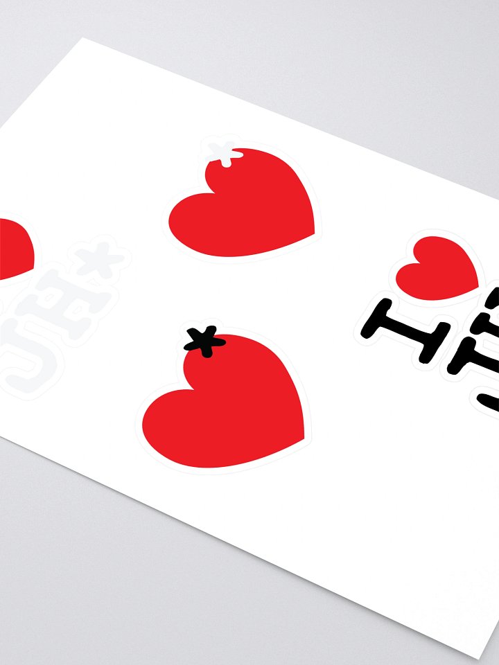 i love jh* sticker sheet product image (2)