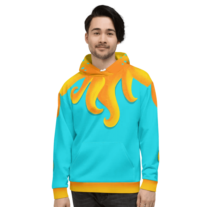 Cuttle Full Print Hoodie - based on ACNH custom design product image (2)
