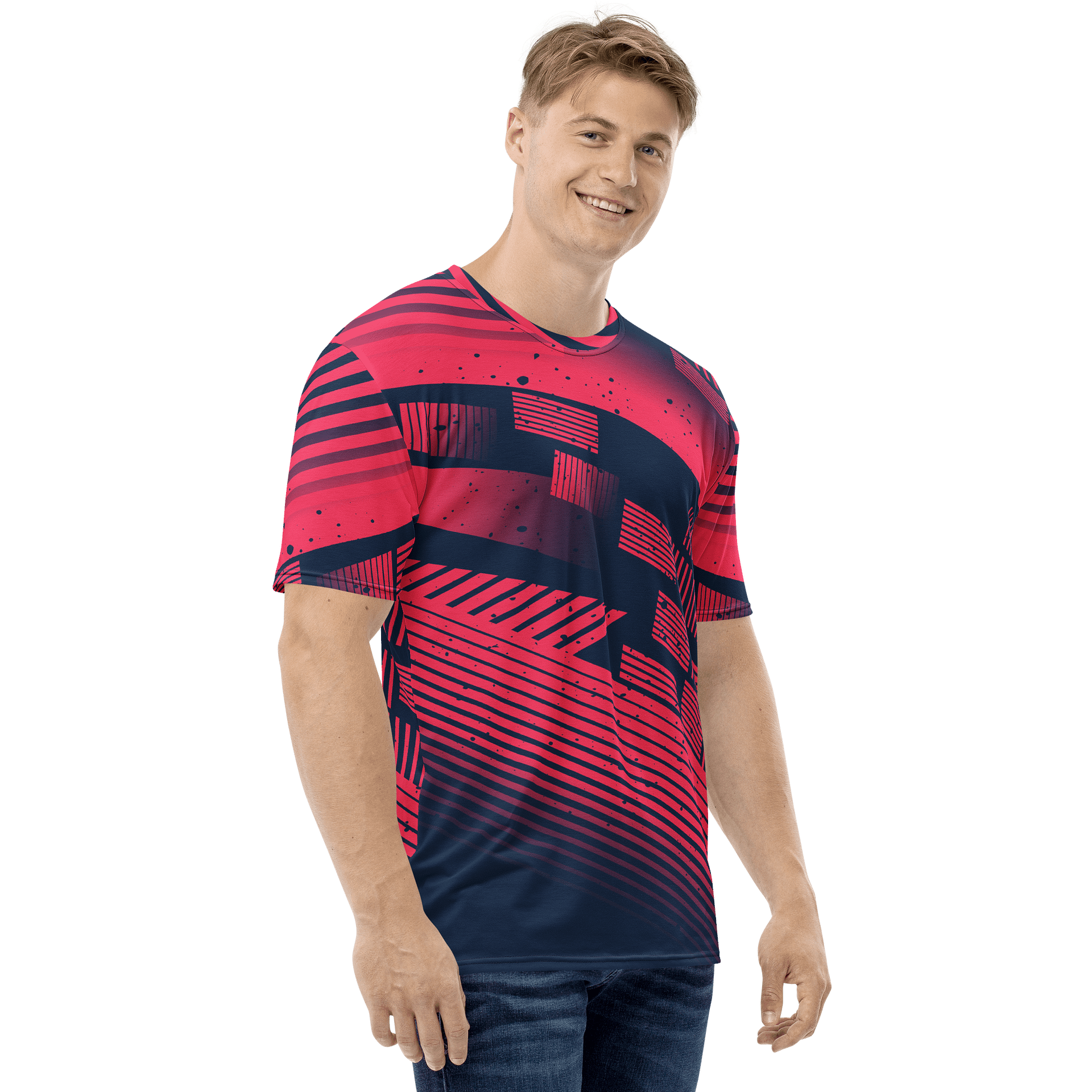 Red Stripes | Crew Neck T-Shirt product image (7)