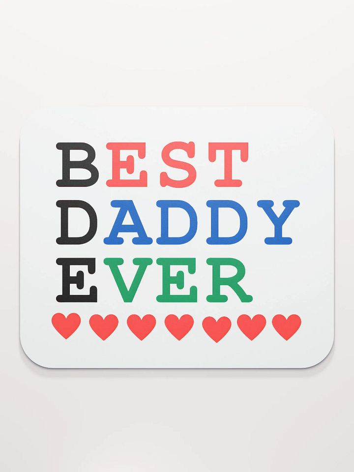 Best Daddy Ever Classic Mouse Pad product image (2)