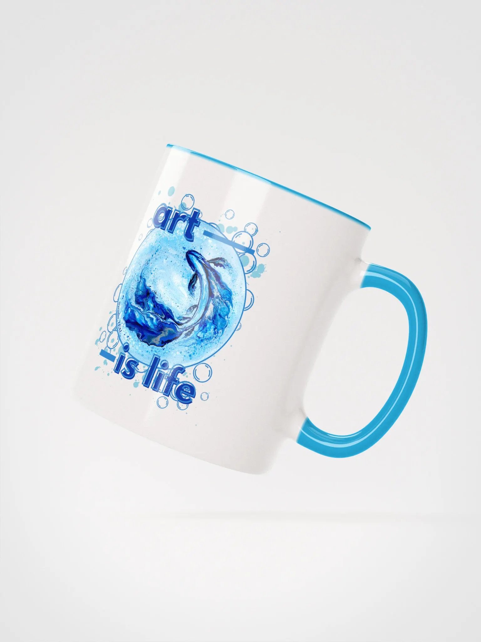Aquatic Artistry Ceramic Mug - Art is Life Collection product image (4)