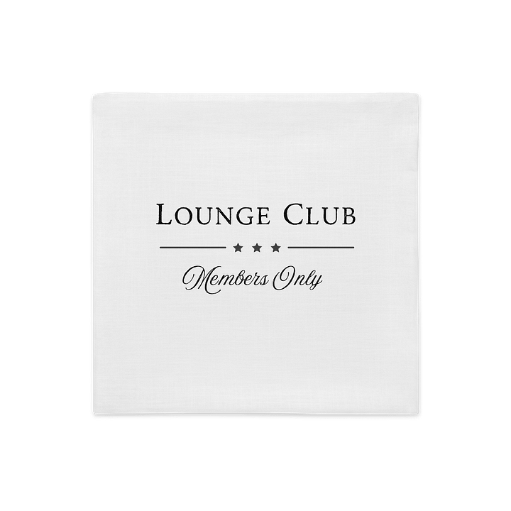 Lounge Club Premium Pillow Case / Lounge Club Premium Kissenhülle product image (1)