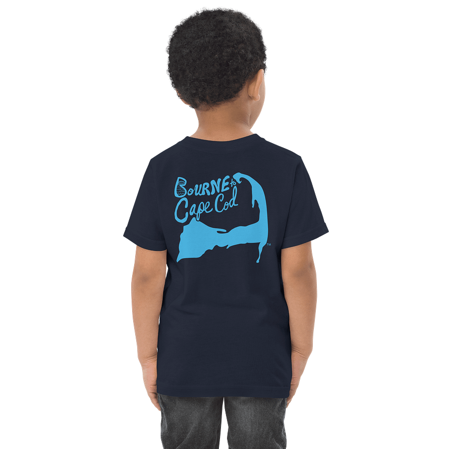 BRN.2C.C.™/BOURNE to Cape Cod™ | DTG Vintage Print | Toddler T-Shirt | Coastal Jersey Tee for Littles product image (5)