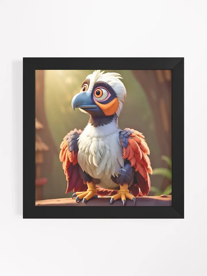 Endangered Species - Mexico - King Vulture Eco-Friendly Ayous Wood Framed Poster product image (1)