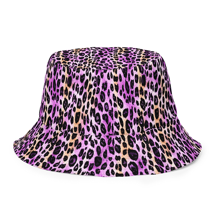 Purple Beige Leopard Hat product image (2)