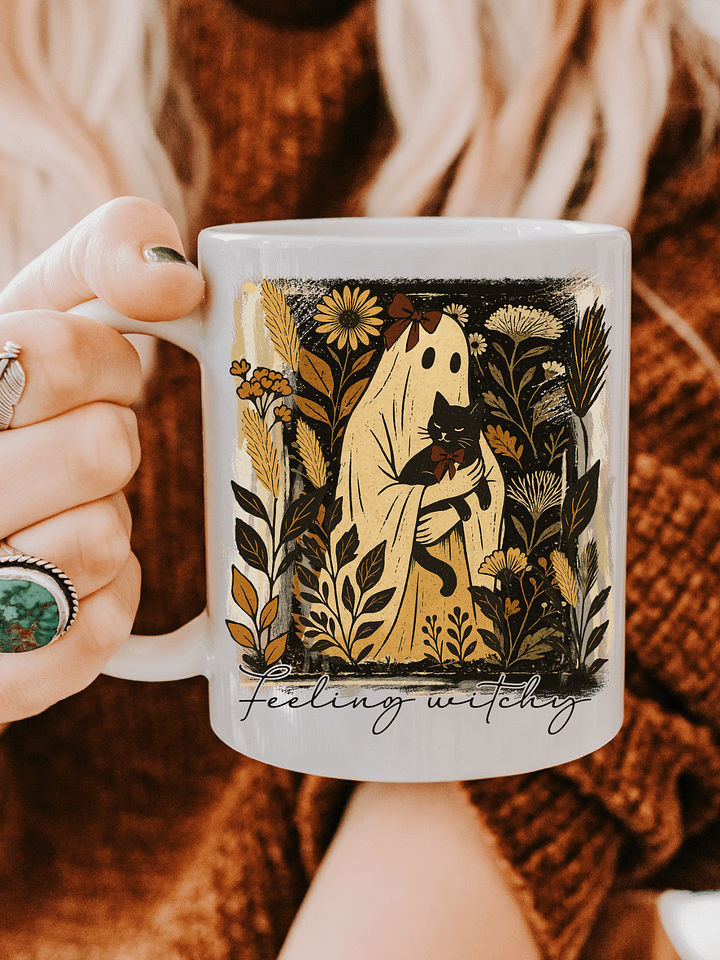 Ghostly Feeling Witchy Glossy Mug product image (2)