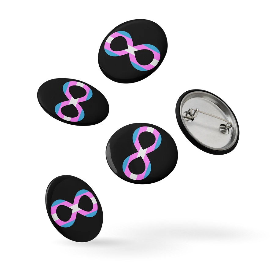 Trans Autistic Infinity Pin Set product image (5)