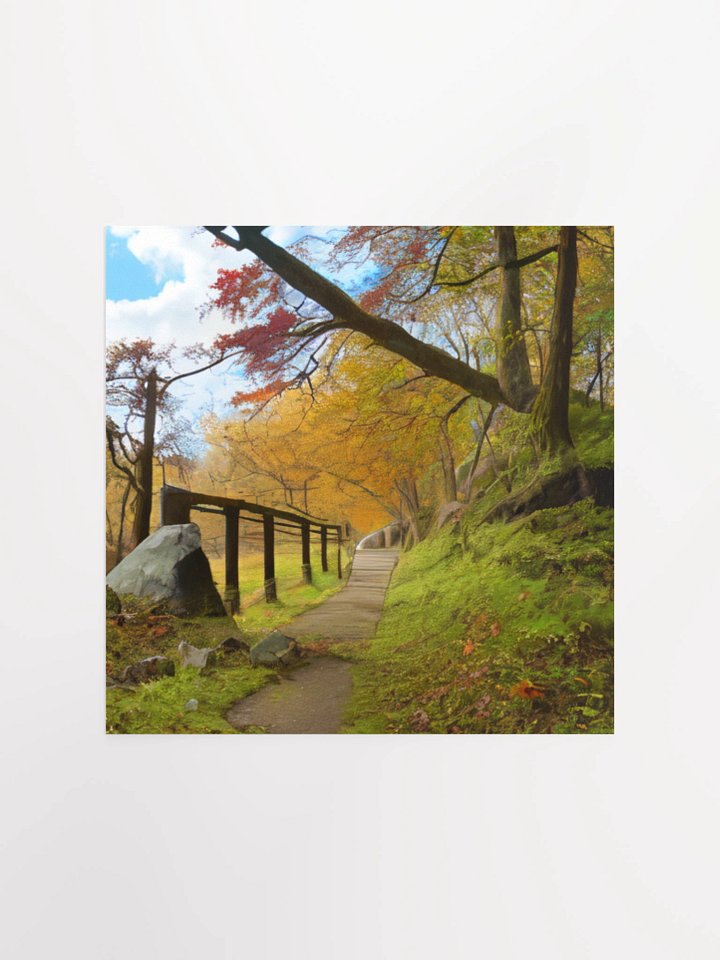 Autumn Pathway Serenity Poster product image (2)