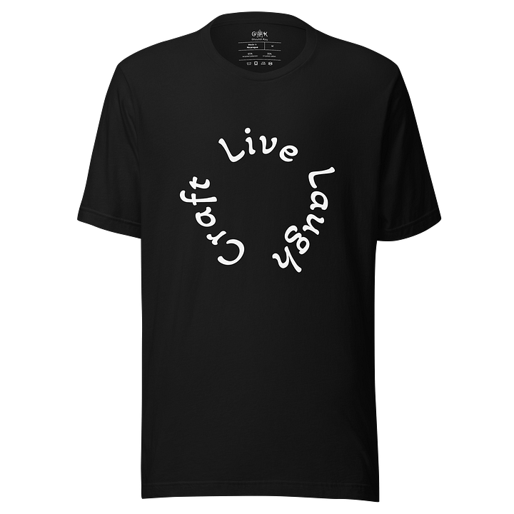 Circular Live, Laugh, Craft Tee product image (1)