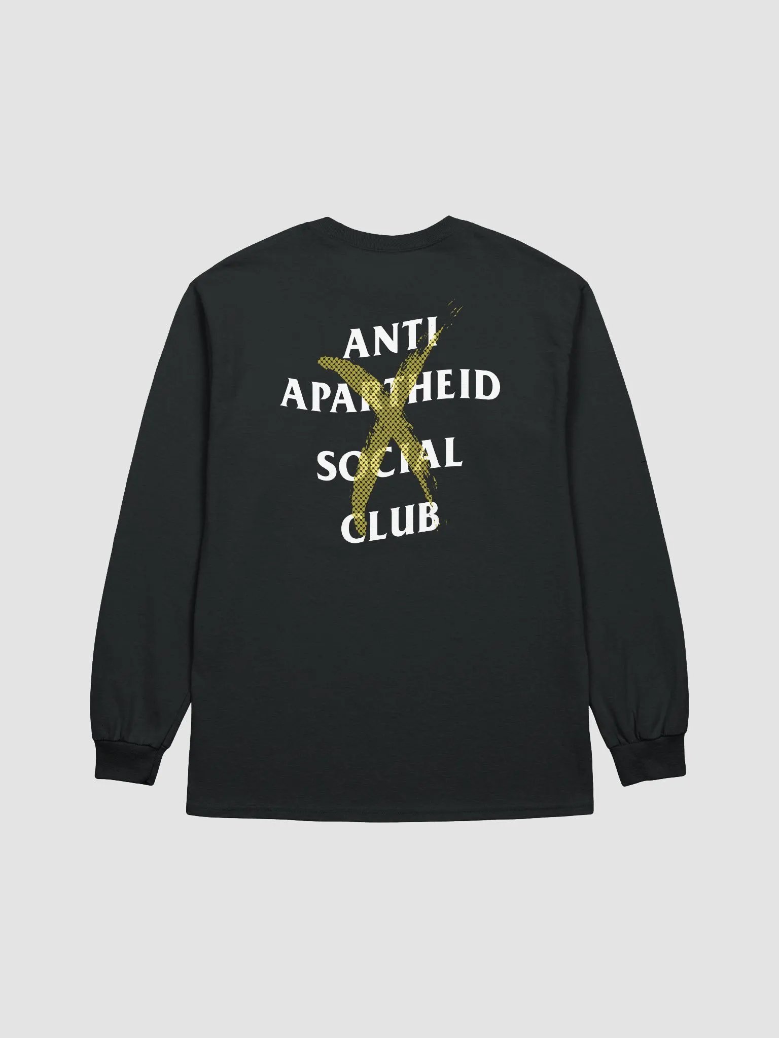 Anti Apartheid Club Long Sleeve Shirt Yellow Kufiya product image (1)