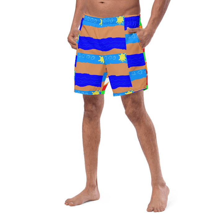 Sunset Stripes All-Over Swim Shorts product image (2)