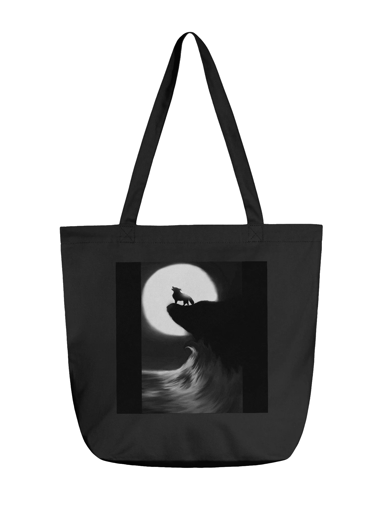 Lunar Howl Eco-Friendly Tote Bag product image (1)