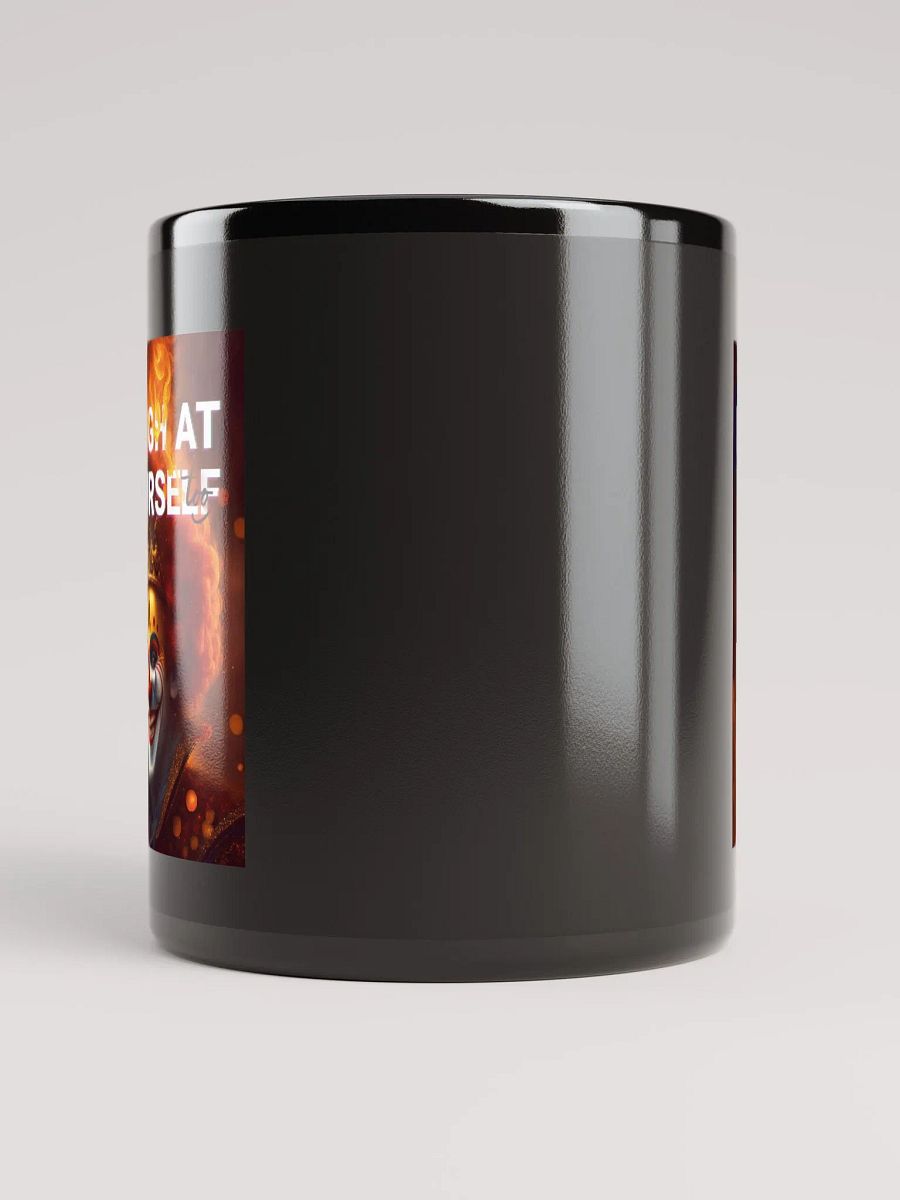Laugh at yourself too - Clown in fire (front & back) product image (5)