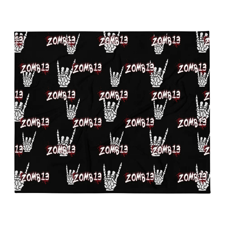 ZOMB13 Rock and Roll Throw Blanket product image (2)