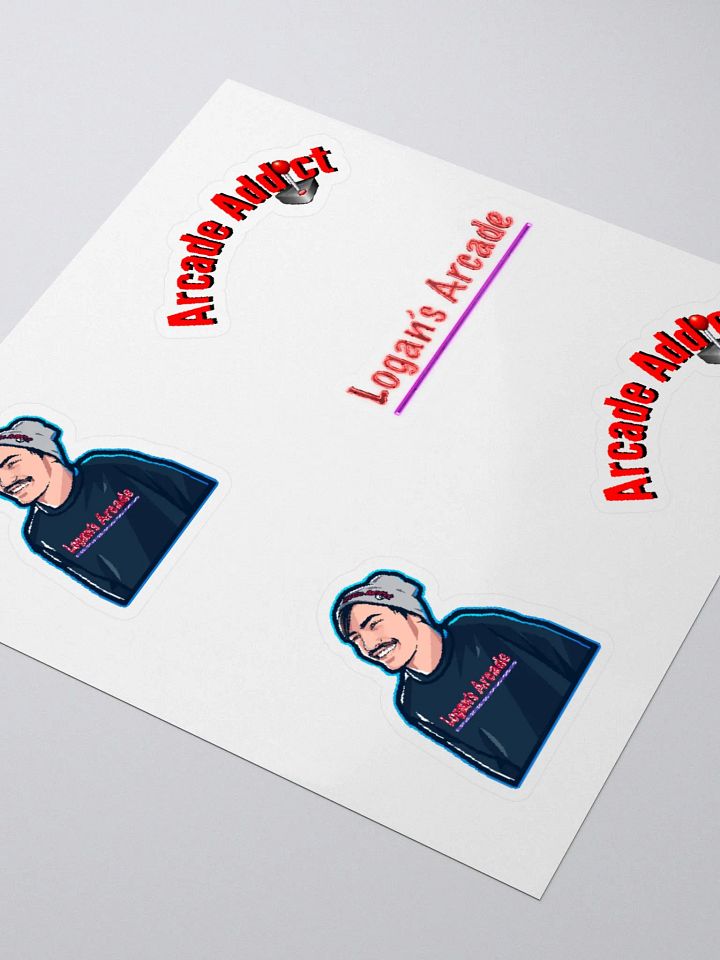 Logan's Arcade Kiss Cut Sticker Collection product image (1)