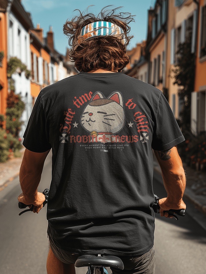 Take Time To Chill Cat T Shirt RobinCrews Signature product image (1)