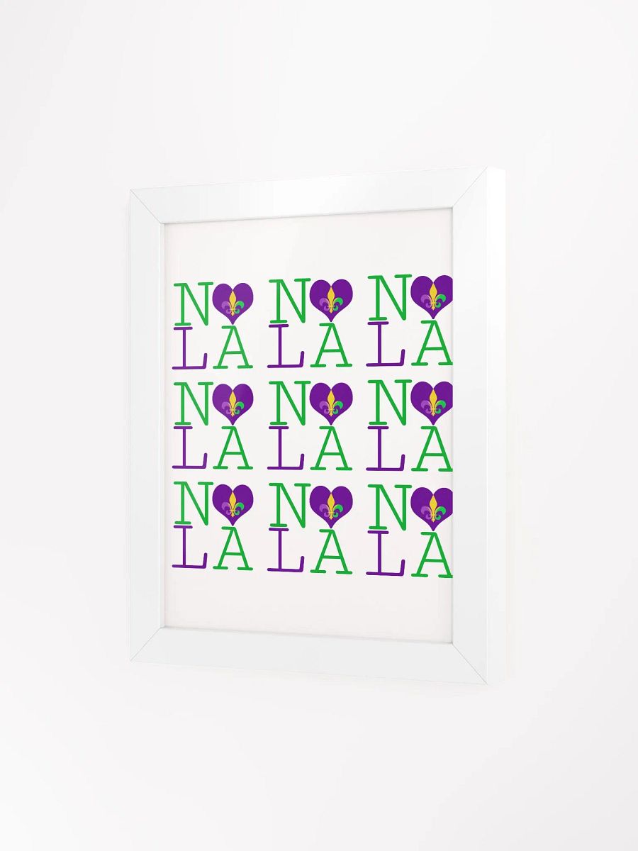 I LOVE NOLA **LEGACY POSTER** (MARDI GRAS) product image (3)