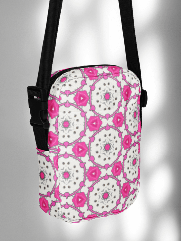 Symmetric Pink Geometric Crossbody Bag product image (1)