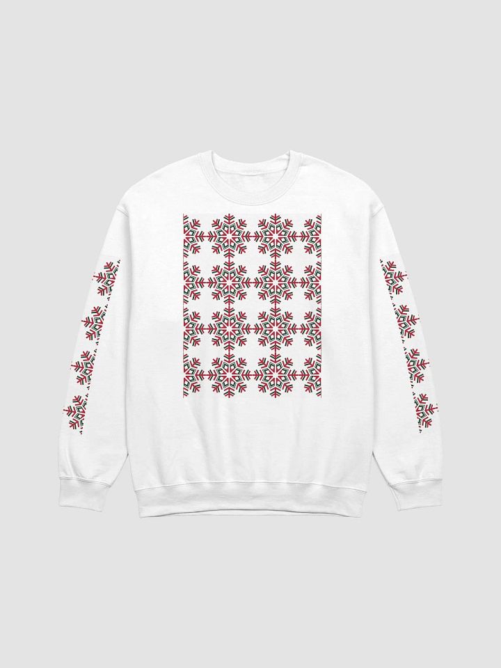 Snowflakes memorizing sweathirt product image (1)