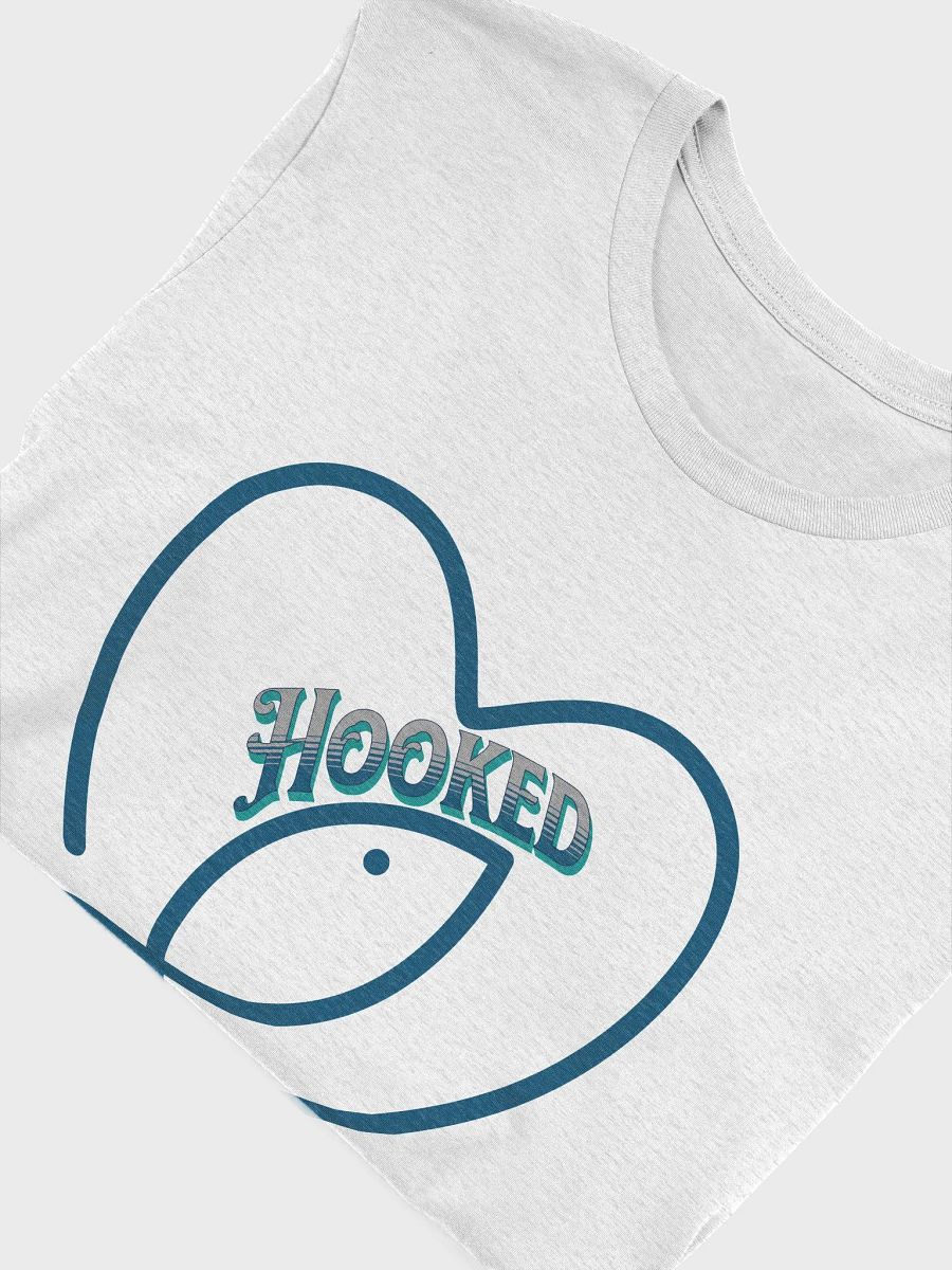 Hooked on You: Romantic Fishing T-Shirt, Unisex Couples Tee, Valentine's Day Shirt, Romantic Angler's Apparel, Fisherman's Love Tee product image (5)