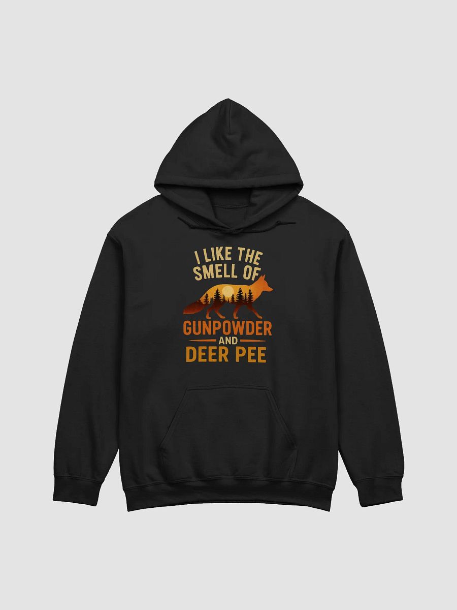 Funny Hunting Hoodie – I Like the Smell of Gunpowder and Deer Pee product image (4)