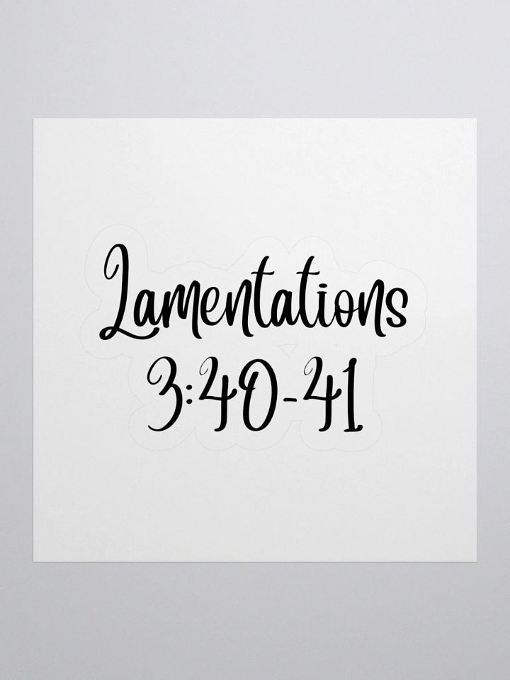 Lamentations 3:40-41 product image (1)