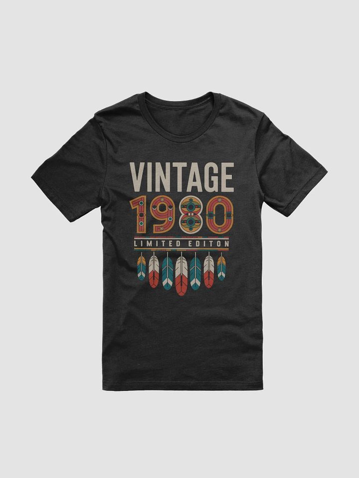 Vintage 1980 Native American Style Birthday Tee product image (2)