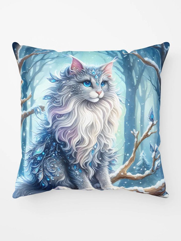 Frosty Feline Pillow product image (1)