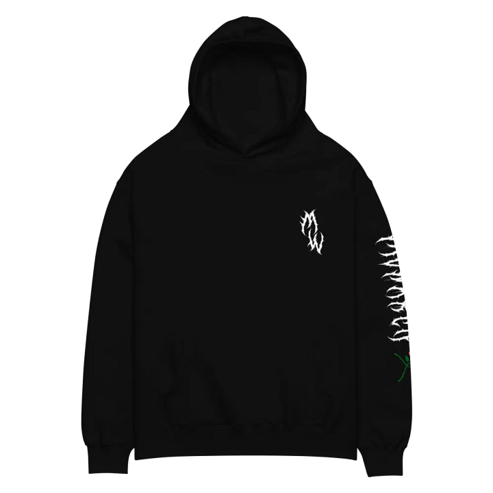 Oversized Printed MW Gothic Hoodie product image (2)
