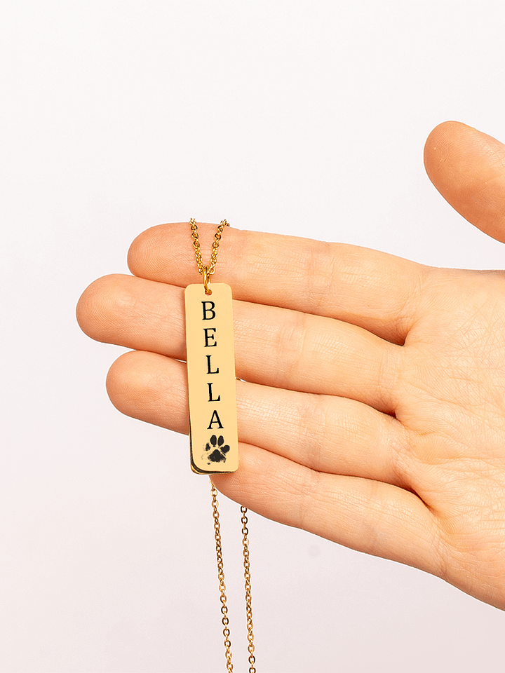 Customized Pawprint Necklace product image (1)